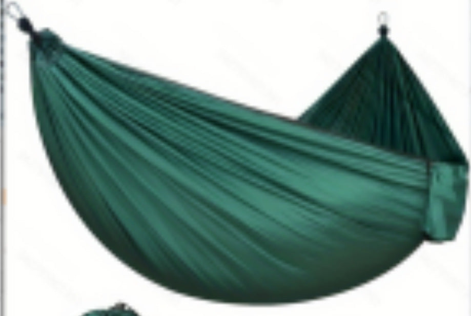 Portable Outdoor Nylon Hammock with Rope