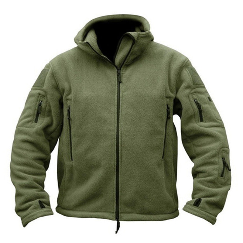 Men's Outdoor Fleece Hooded Jacket