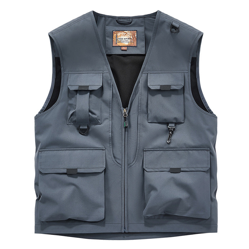 Men's Multi-Pocket Outdoor Hiking Vest