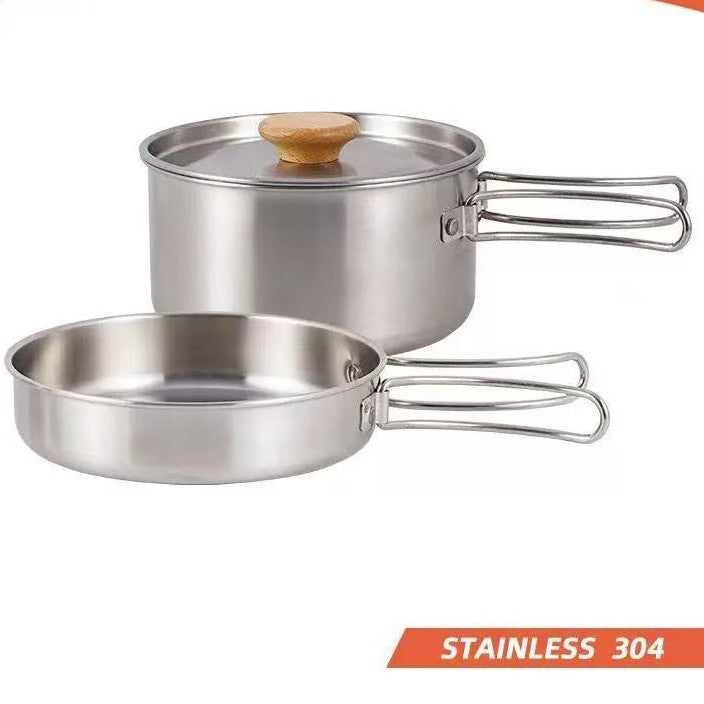 Camping Portable Cookware | Foldable Stainless Steel