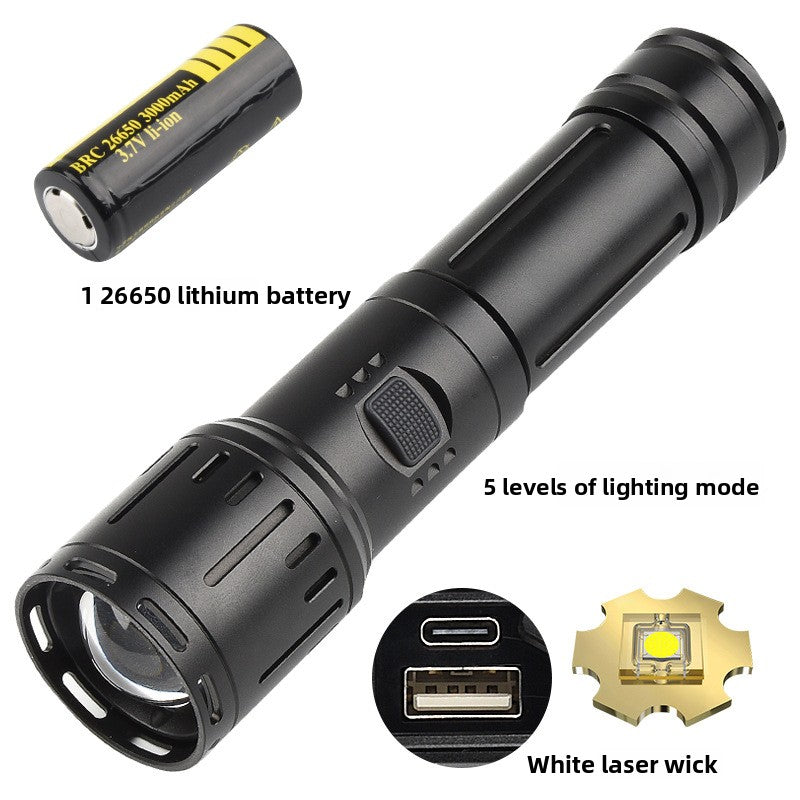 Rechargeable LED Flashlight | High Brightness 1500LM