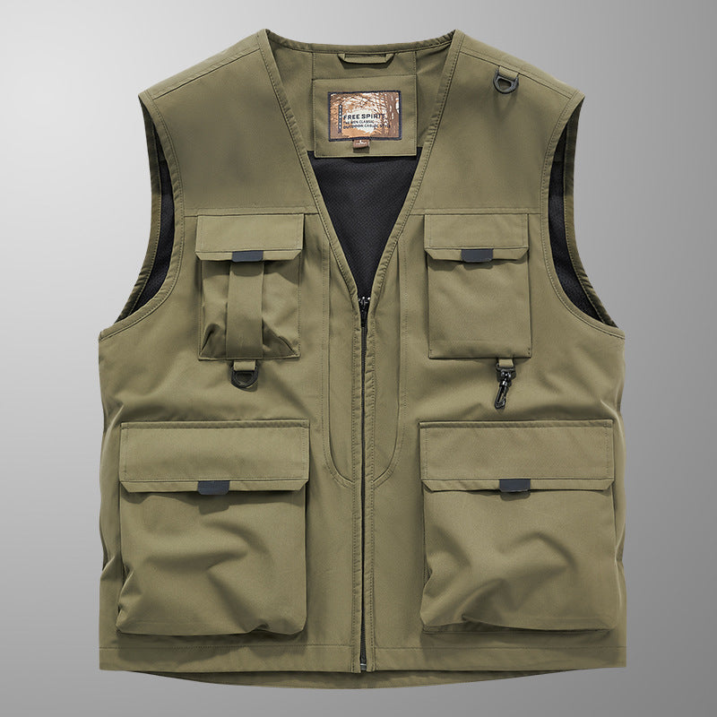 Men's Multi-Pocket Outdoor Hiking Vest