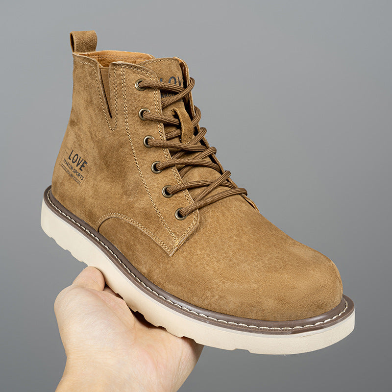 Men's Fleece-Lined Waterproof Work Boots