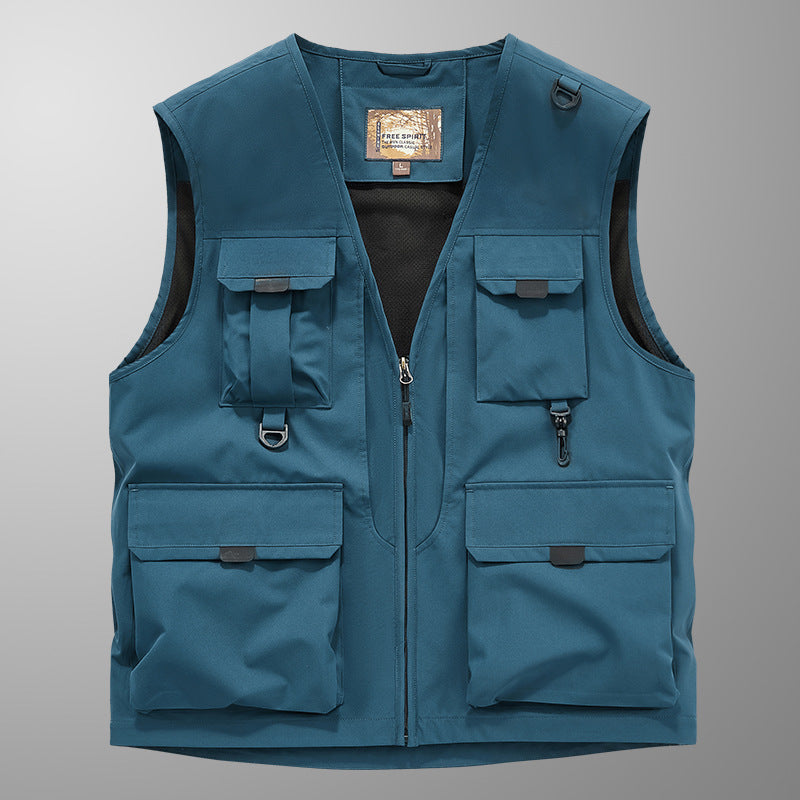Men's Multi-Pocket Outdoor Hiking Vest