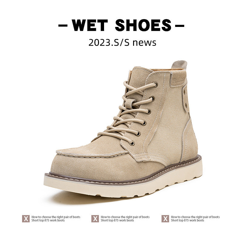 Men's Fleece-Lined Waterproof Hiking & Work Boots | Winter