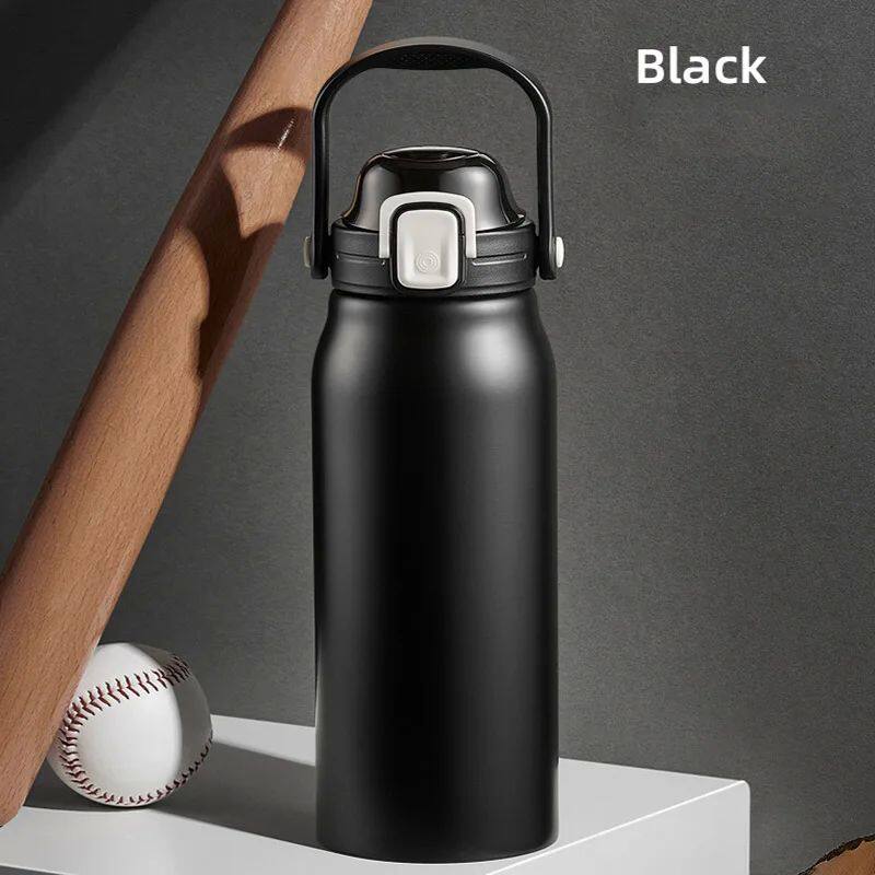 Insulated Stainless Steel Water Bottle with Straw