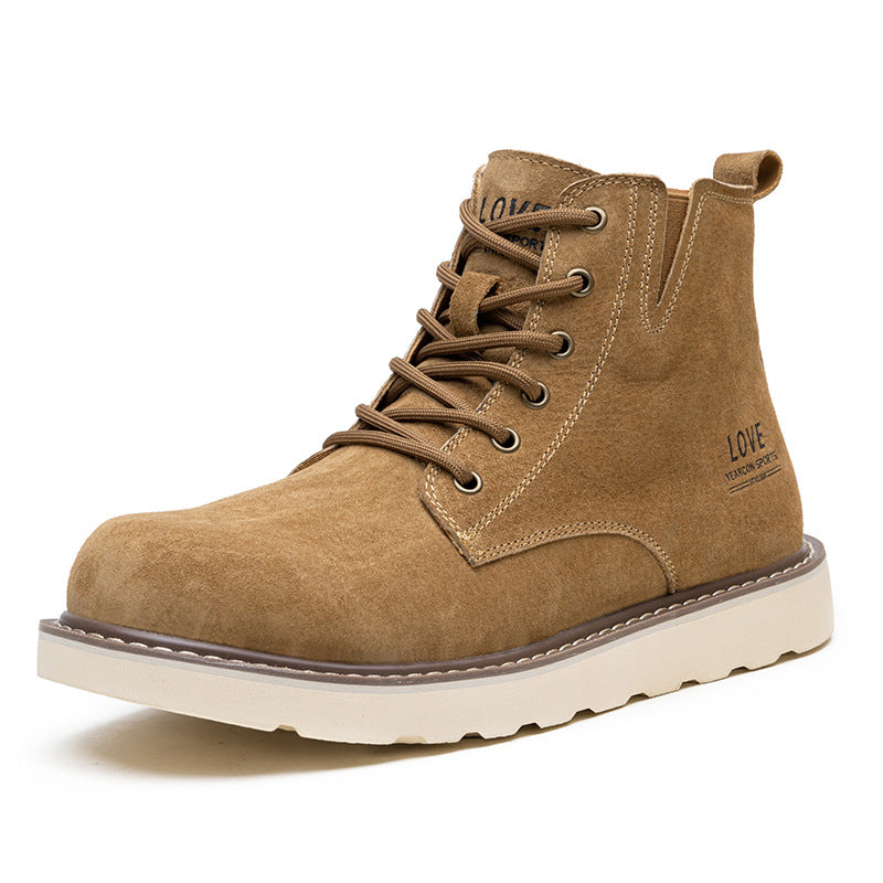 Men's Fleece-Lined Waterproof Work Boots