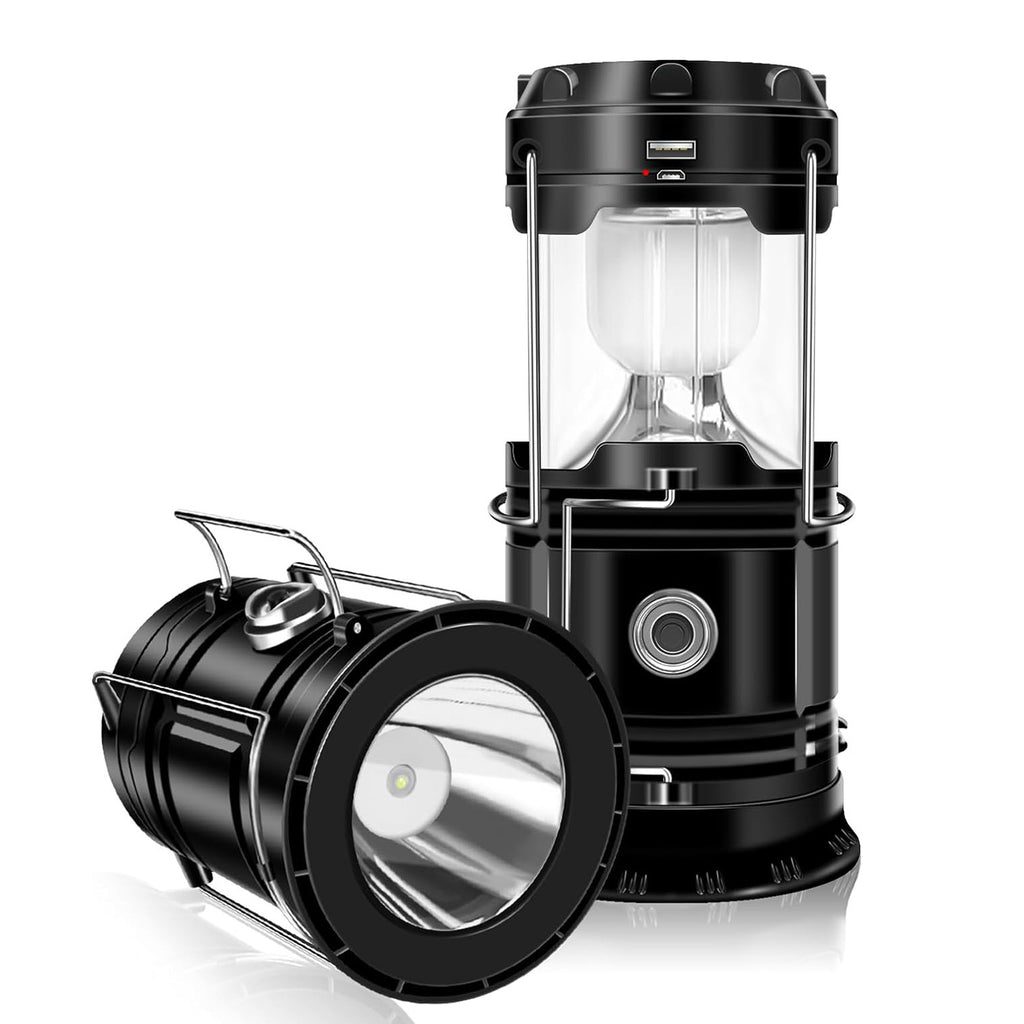 Portable Solar USB Camping Lantern Light