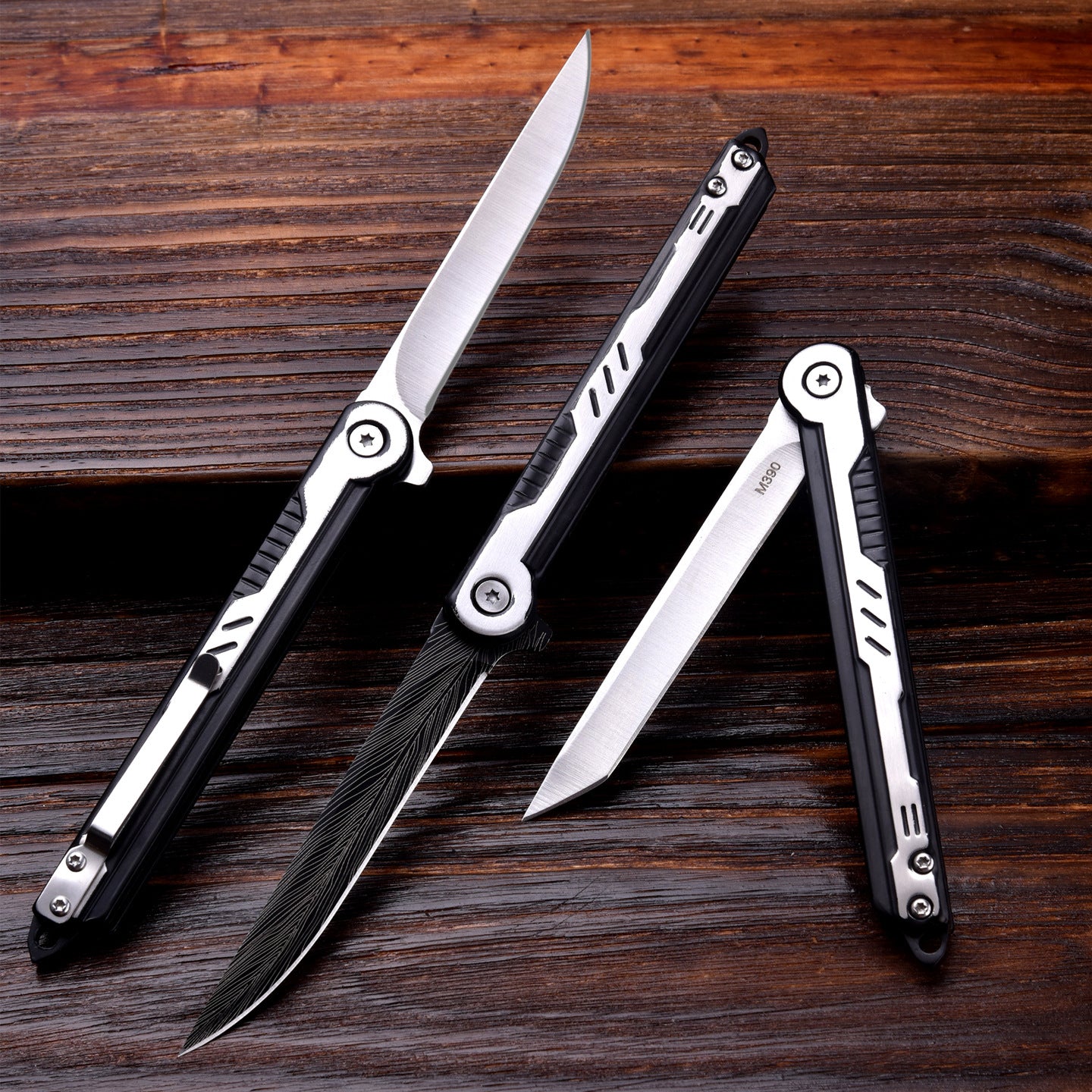 Survival Folding Knife | Camping Leather Sheath