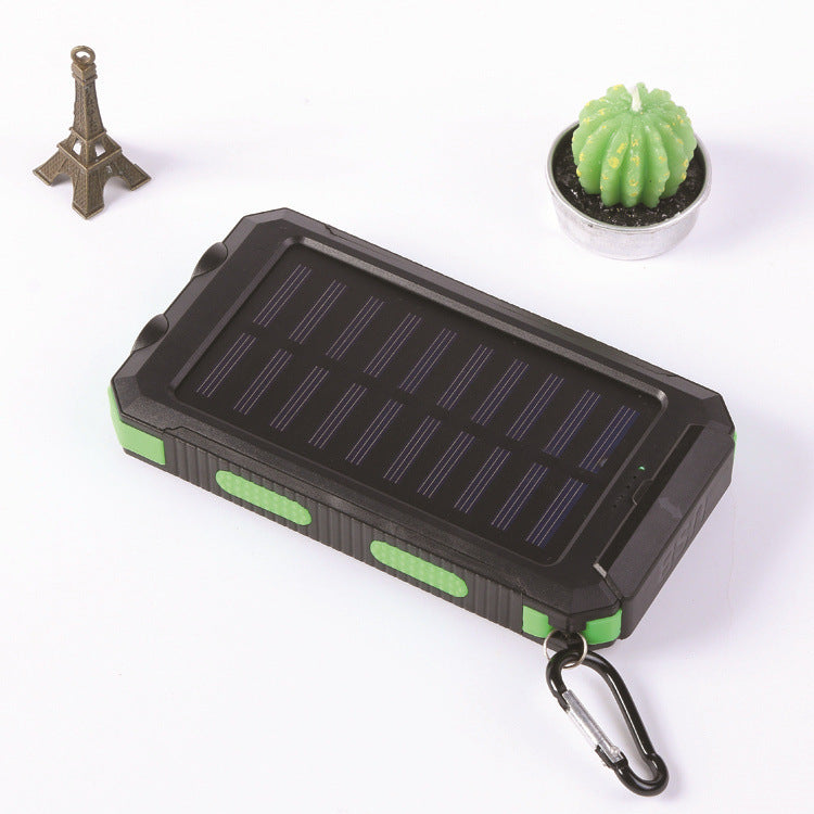 Waterproof solar charging battery camping lamp
