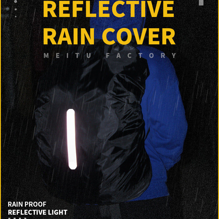 Reflective Waterproof Backpack Rain Cover