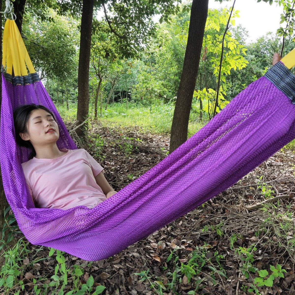 Portable Outdoor Camping Hammock with Storage Bag