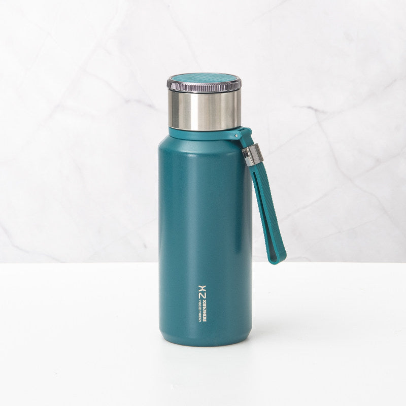 Stainless Steel Insulated Water Bottle with Multiple Lid Options