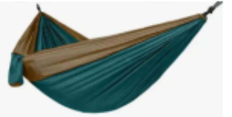 Portable Outdoor Nylon Hammock with Rope