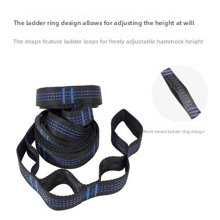 Portable Outdoor Nylon Hammock with Rope