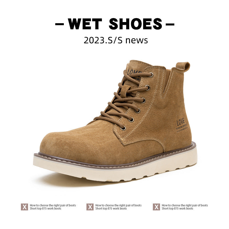 Men's Fleece-Lined Waterproof Hiking & Work Boots | Winter