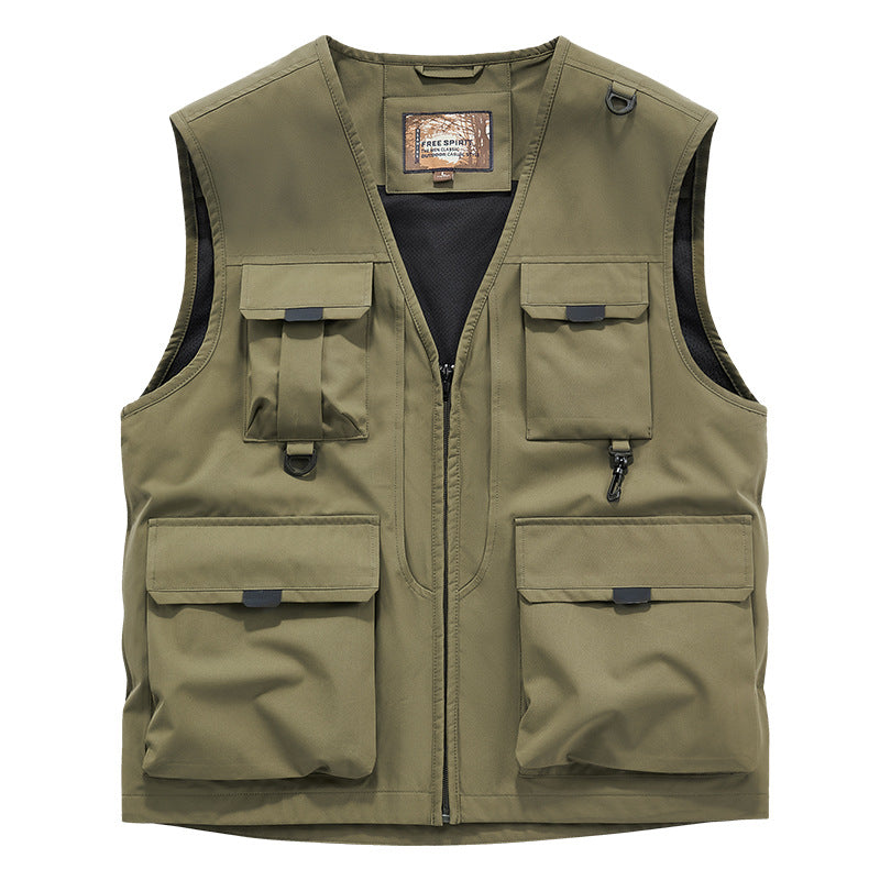 Men's Multi-Pocket Outdoor Hiking Vest