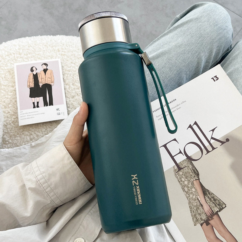 Stainless Steel Insulated Water Bottle with Multiple Lid Options