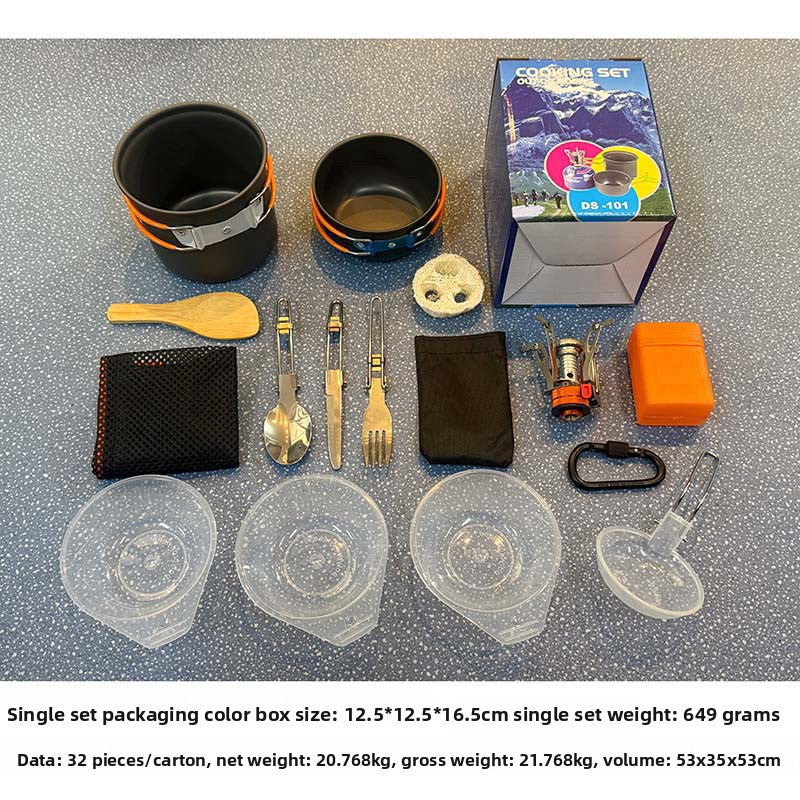 Camping Portable Pot Set | With Stove