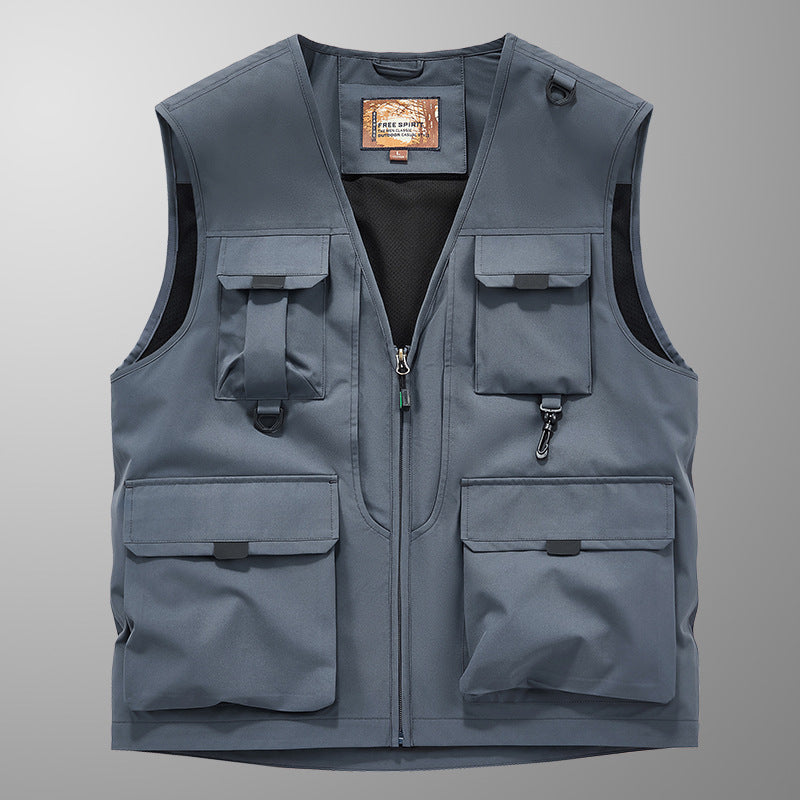 Men's Multi-Pocket Outdoor Hiking Vest