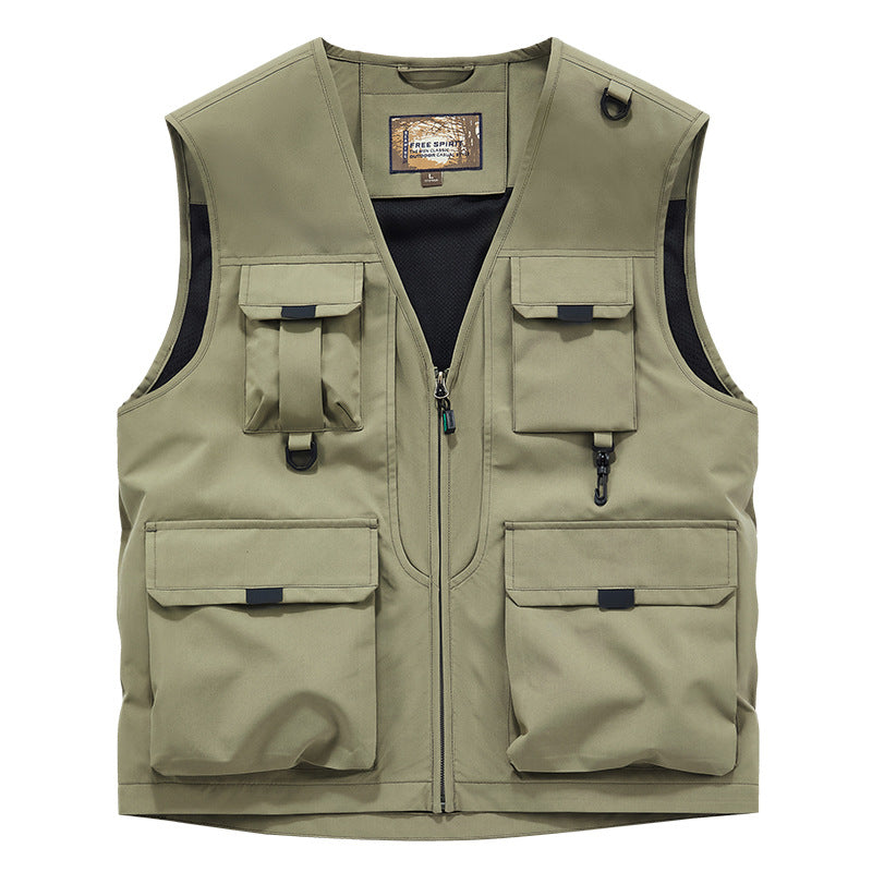 Men's Multi-Pocket Outdoor Hiking Vest