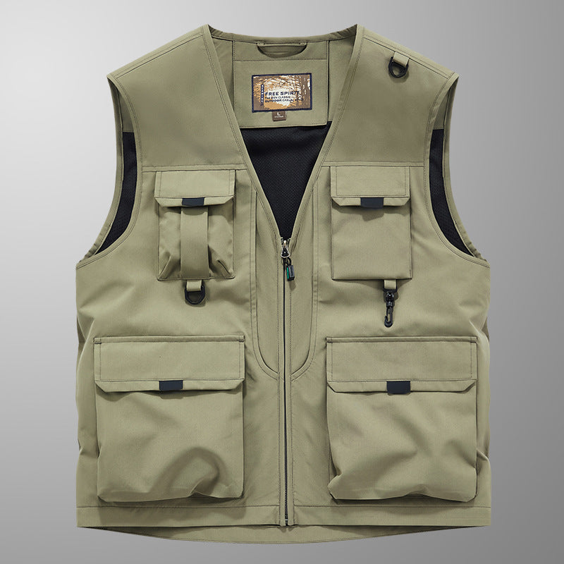 Men's Multi-Pocket Outdoor Hiking Vest
