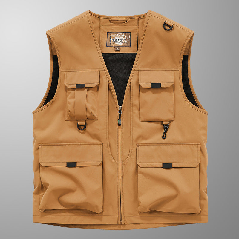 Men's Multi-Pocket Outdoor Hiking Vest