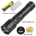Rechargeable LED Flashlight | High Brightness 1500LM