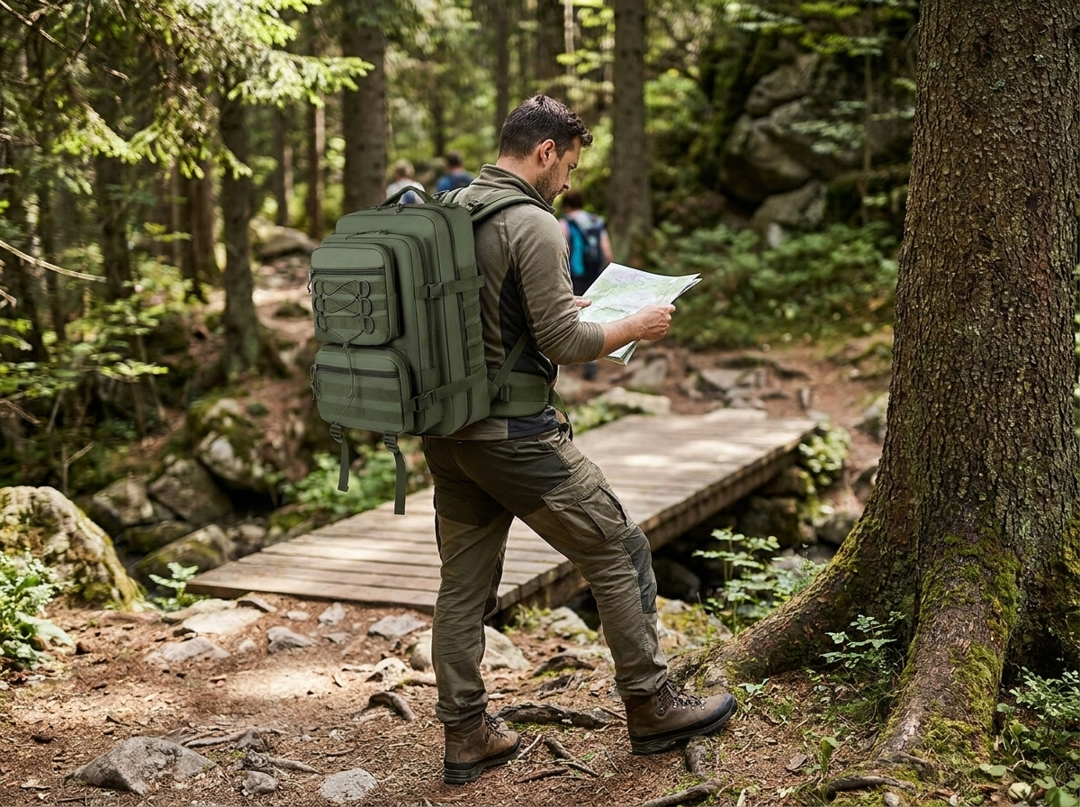 Large Capacity Outdoor Hiking Backpack — lifestyle hero