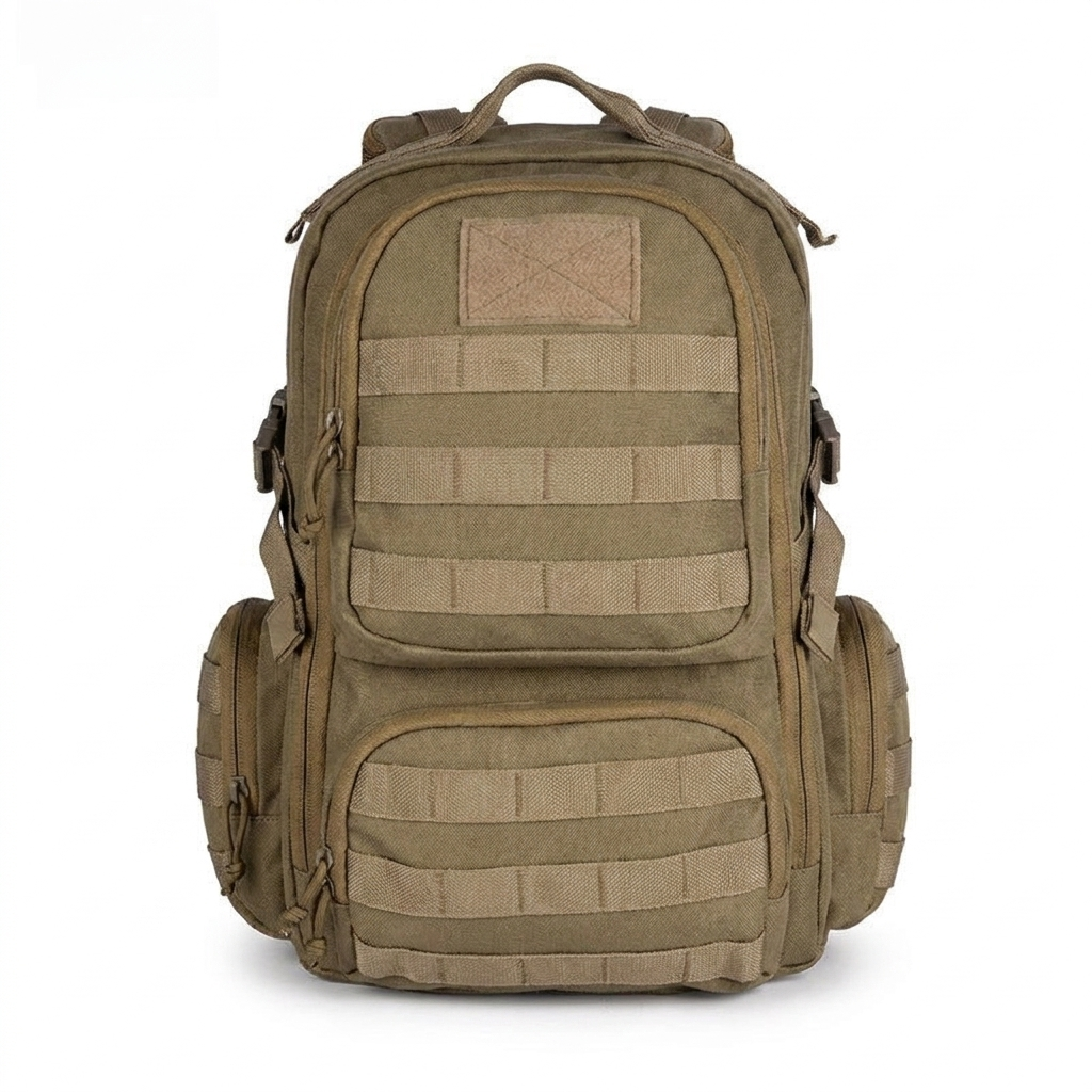 Tactical Nylon Outdoor Backpack — front view