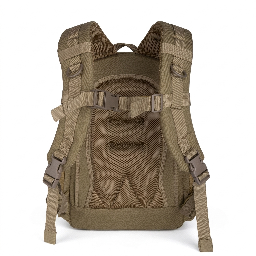 Tactical Nylon Outdoor Backpack — detail/material close-up