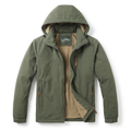 Mens Fleece Lined Outdoor Jacket — front view