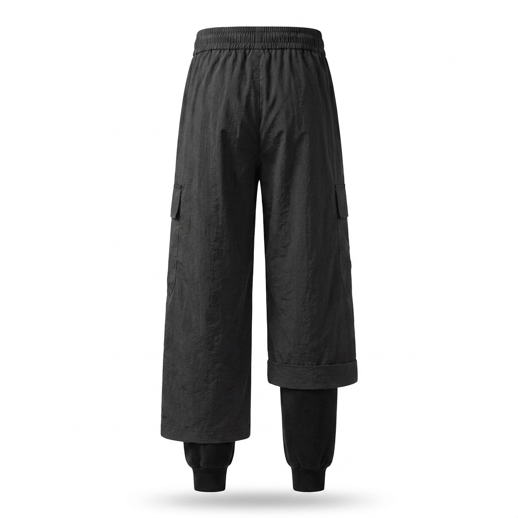 Three-in-One Waterproof Outdoor Pants - back view