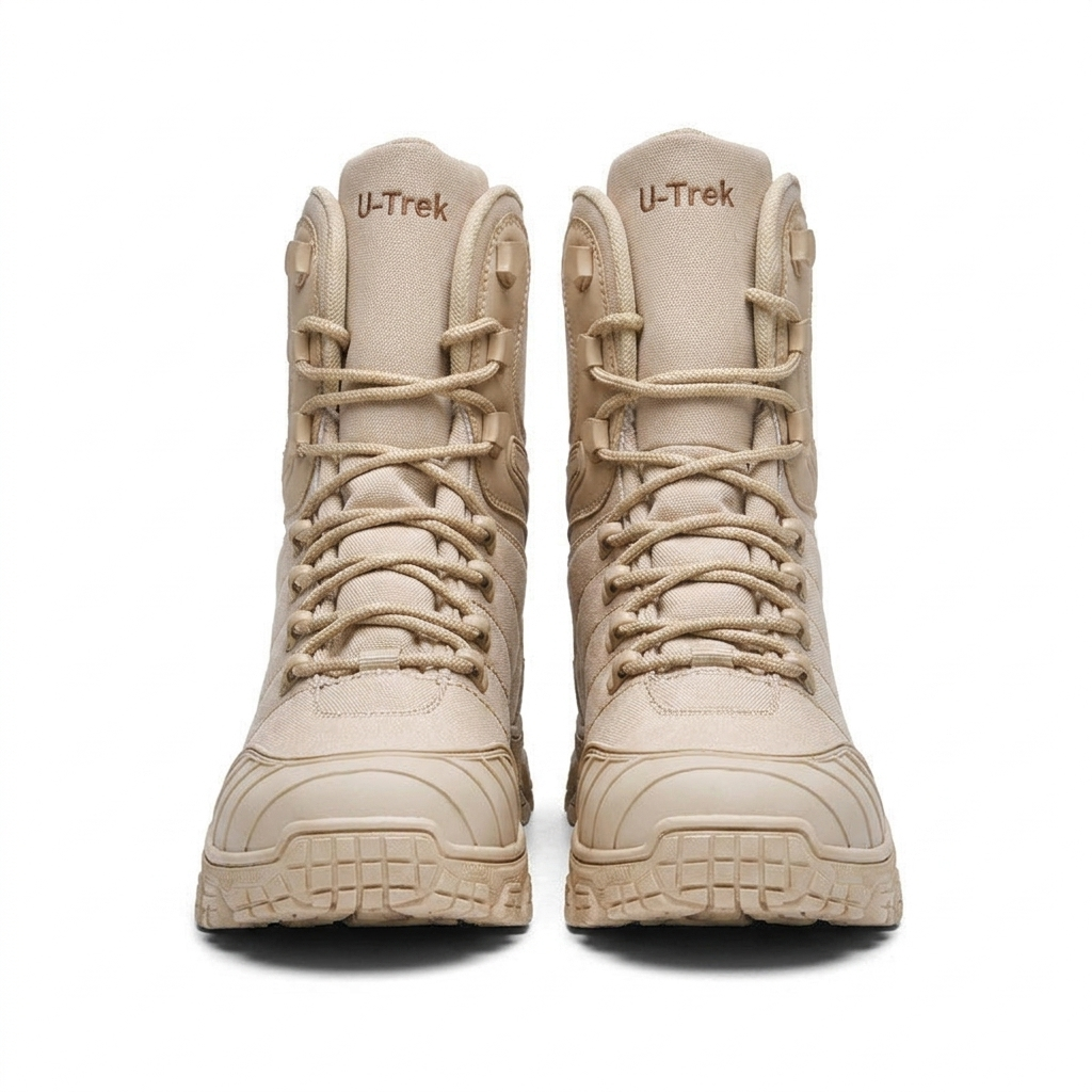 Outdoor hiking shoes - front view