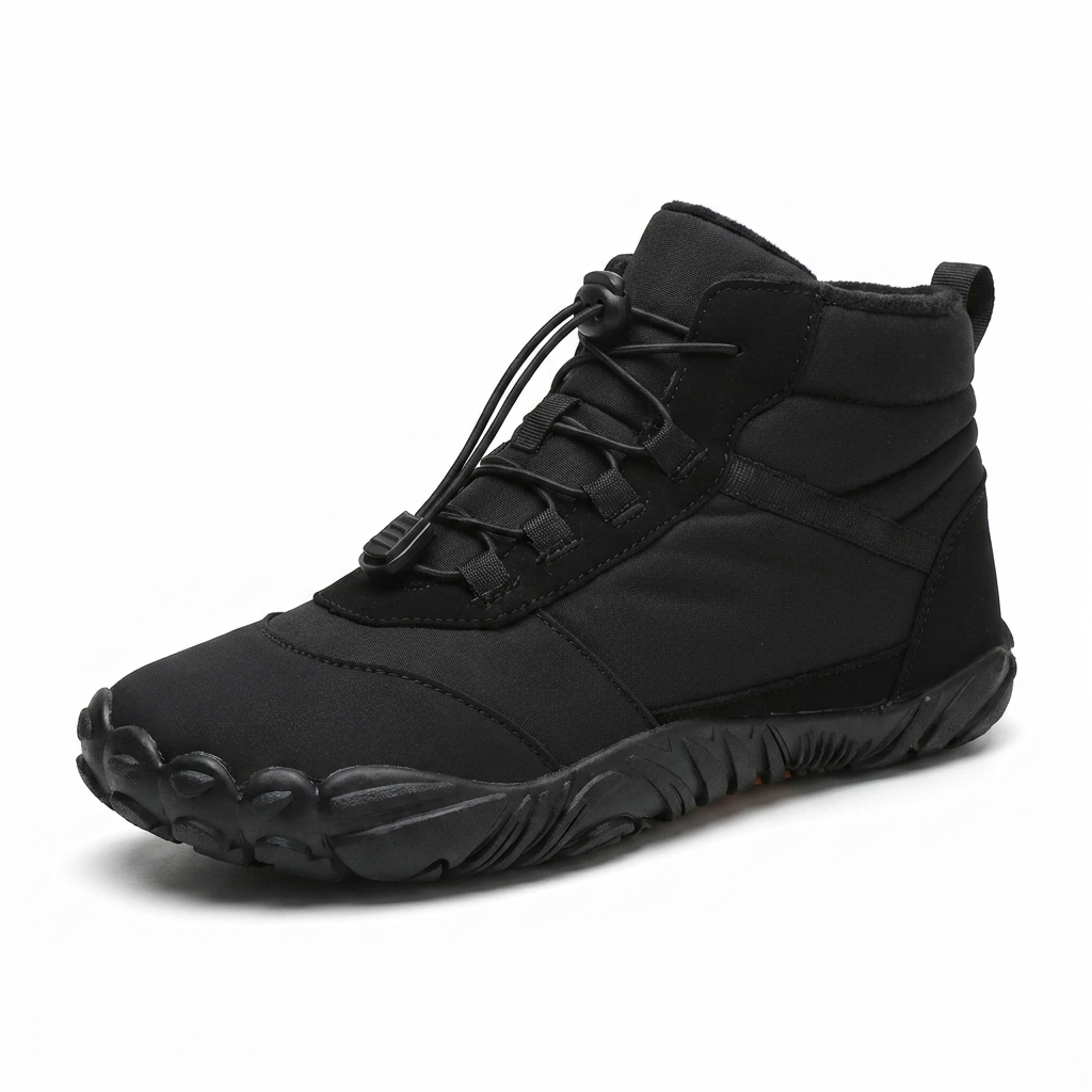 Fleece-Lined Hiking Shoes - three-quarter angle