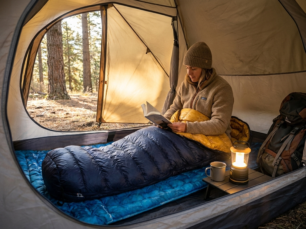 Lifestyle hero - Ultralight down sleeping bag