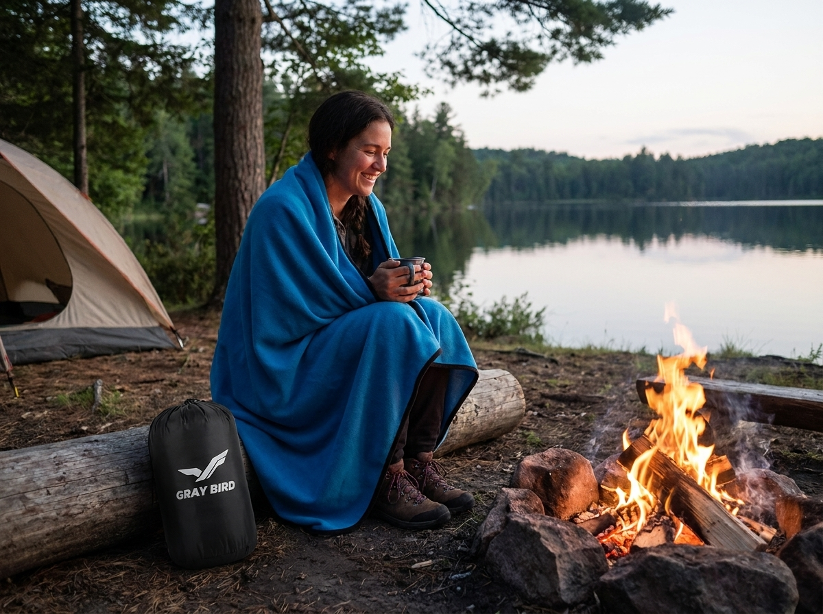 Lifestyle hero - Portable Polar Fleece Sleeping Bag