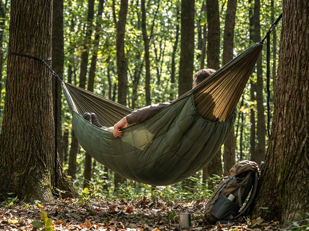 Lifestyle hero - Double Camping Hammock Sleeping Bag