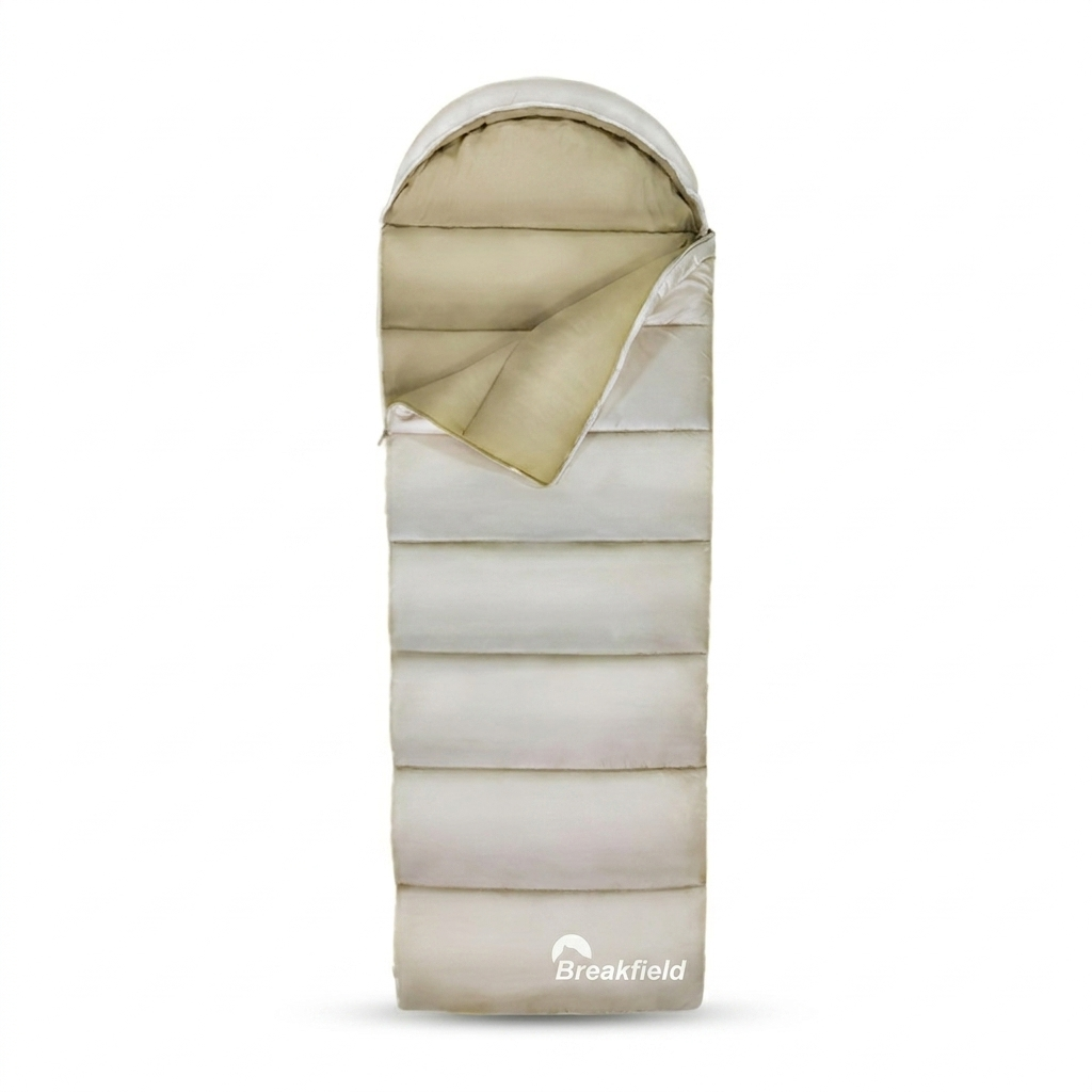Sleeping Bag — Light sand 1.2kg is suitable for 12C — white background