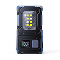 Multifunctional Rotatable LED Flashlight — Black — white background