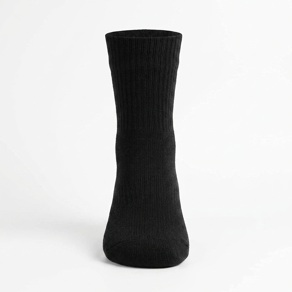 Outdoor Waterproof Sports Socks — Black — white background