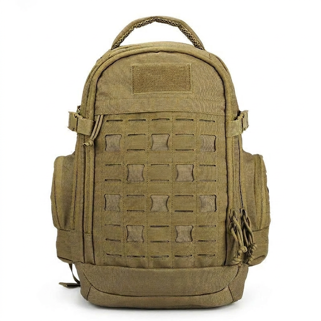 Tactical Camouflage Backpack Outdoor Hiking Camping — white background