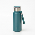 Stainless Steel Insulated Water Bottle with Multiple Lid Options — white background