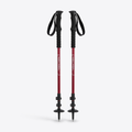 Aluminum alloy hiking stick — Red — white background